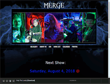 Tablet Screenshot of mergeband.net